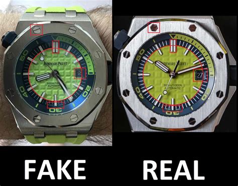 real vs fake audemars piguet|audemars piguet watch authenticity.